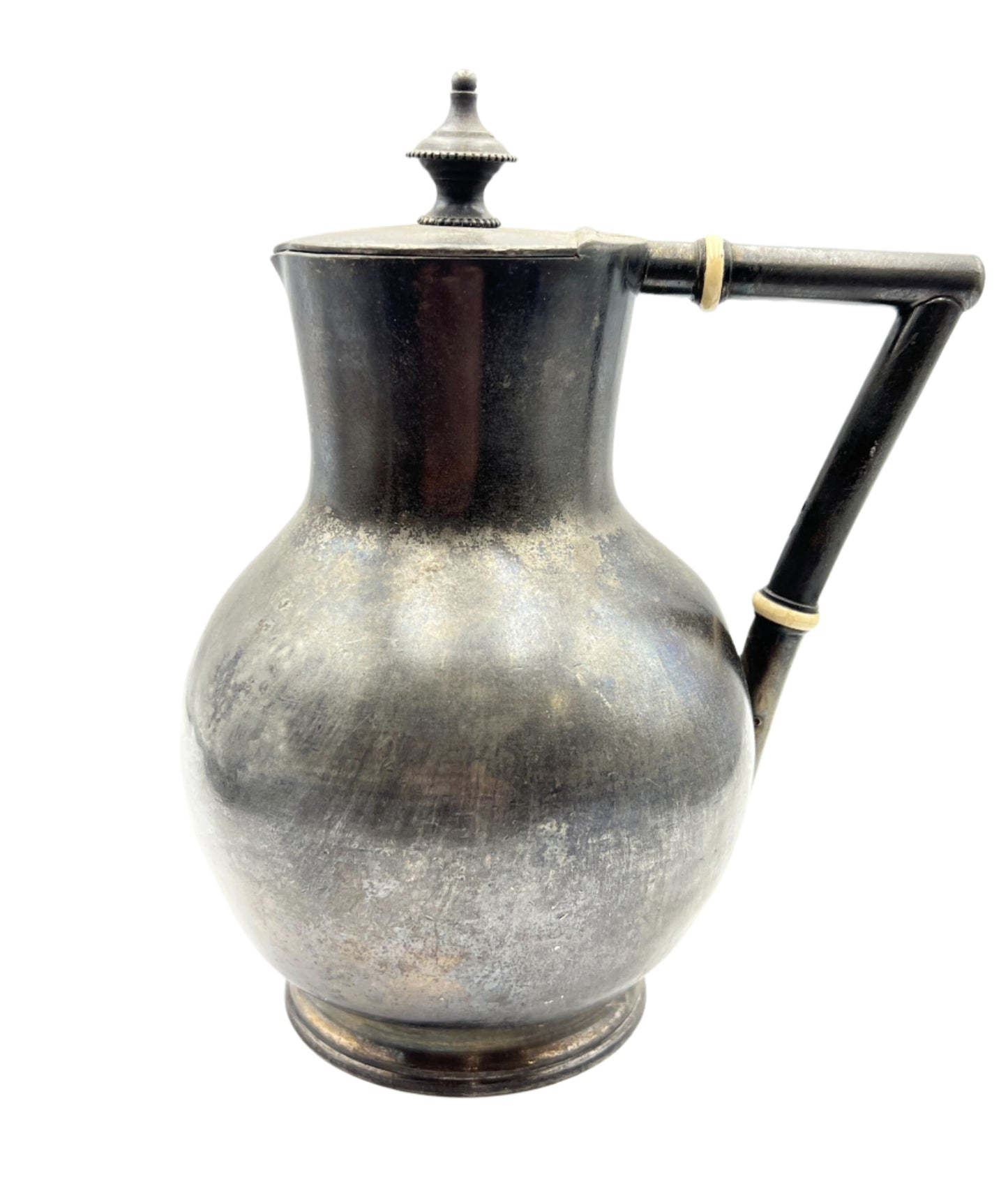 Antique Pewter Wine Jar, ca 1870