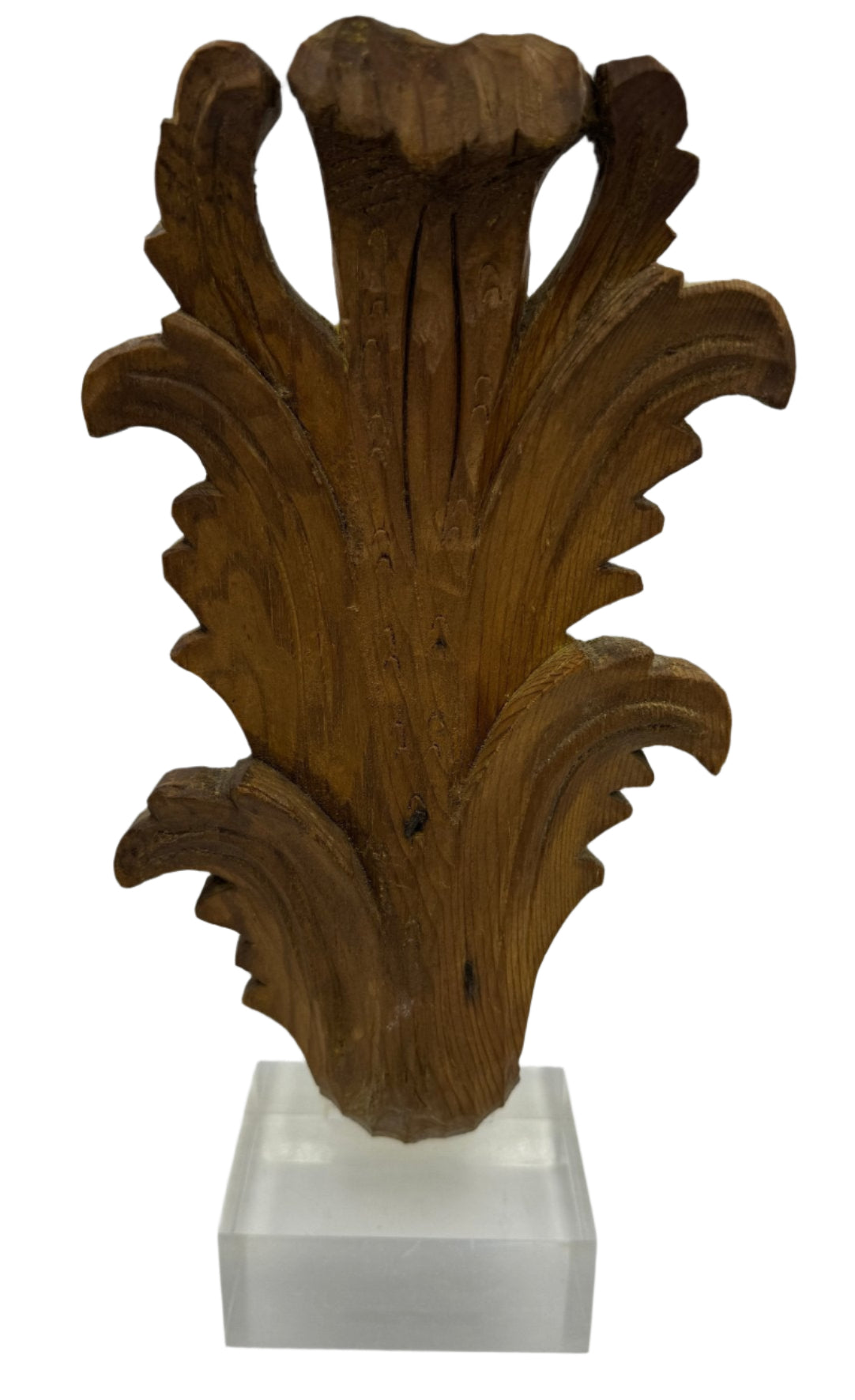 Antique Wooden Hand Carved Element, 18th Century