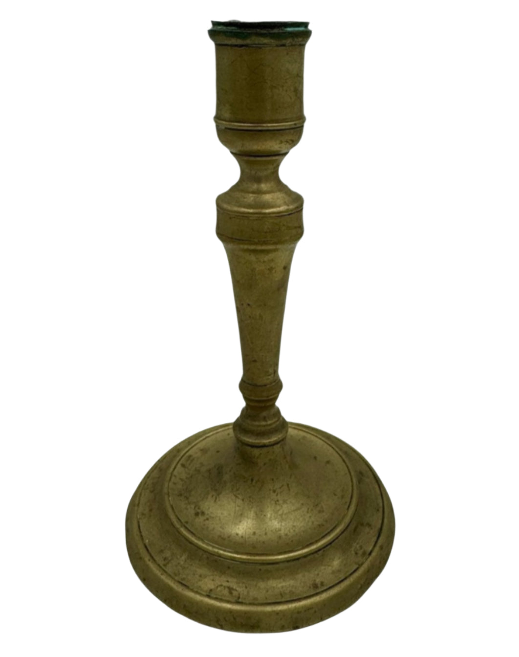 Rare 16th century Bronze pillar candlestick