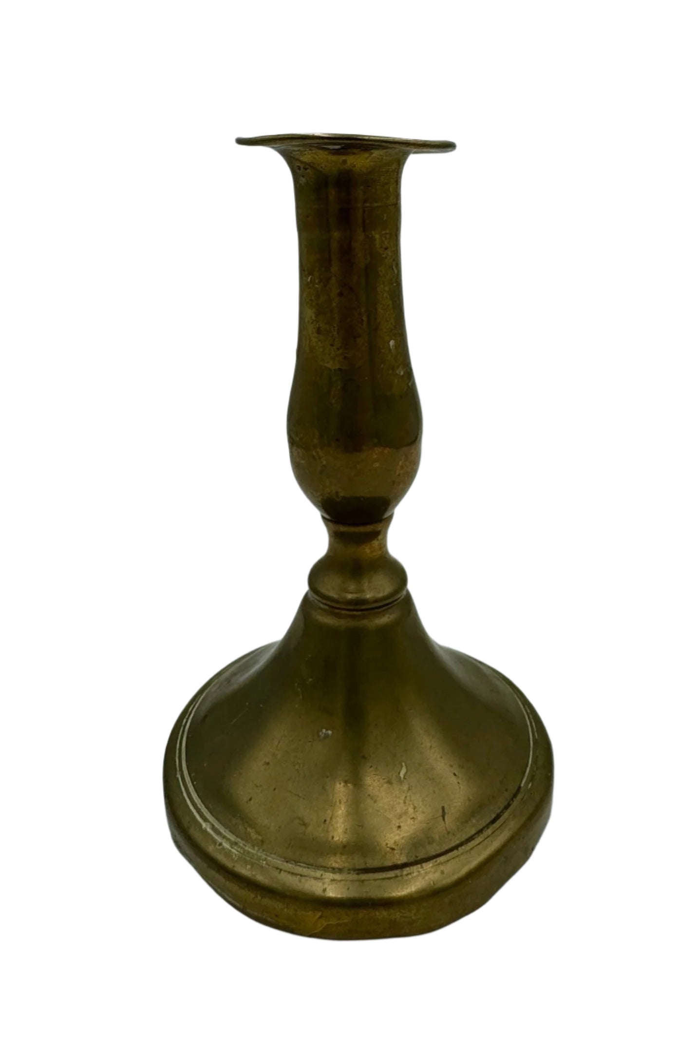 19th century Bronze Baluster Candle stick