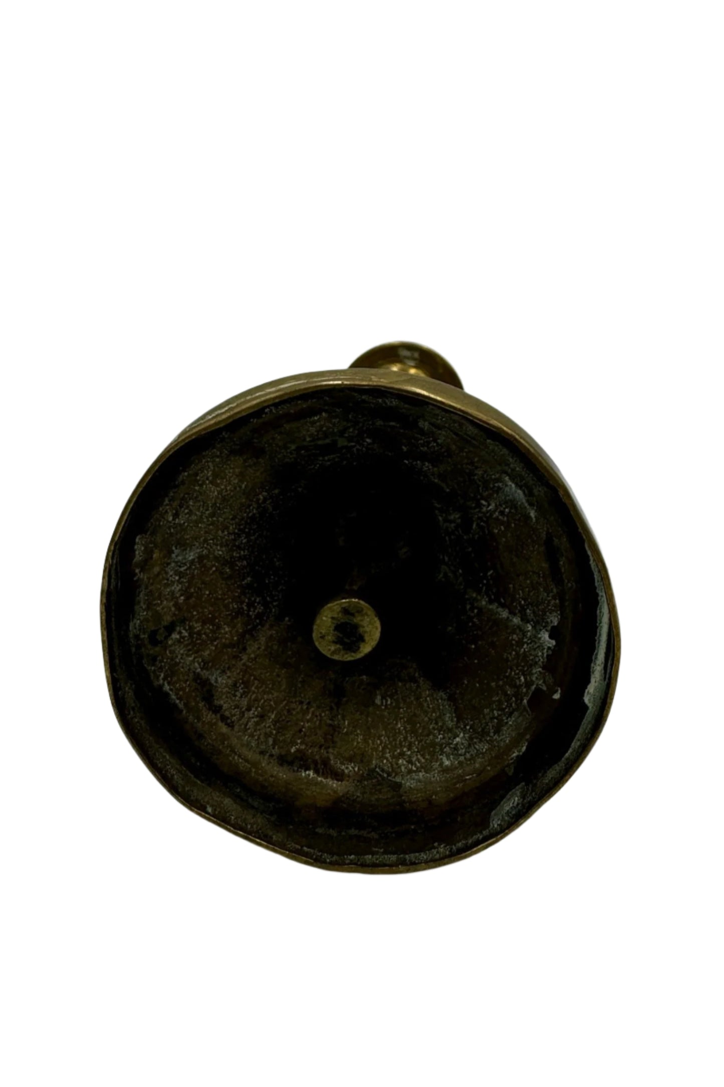 19th century Bronze Baluster Candle stick
