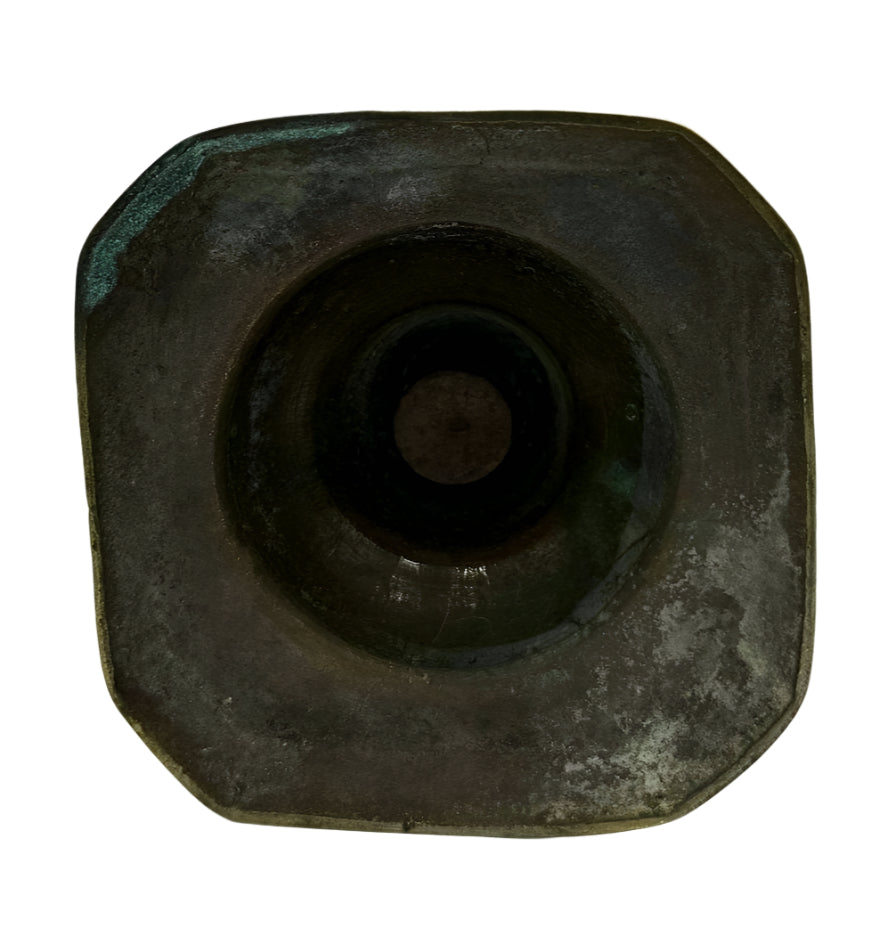 18th Century Large French Vintage Bronze Candlestick