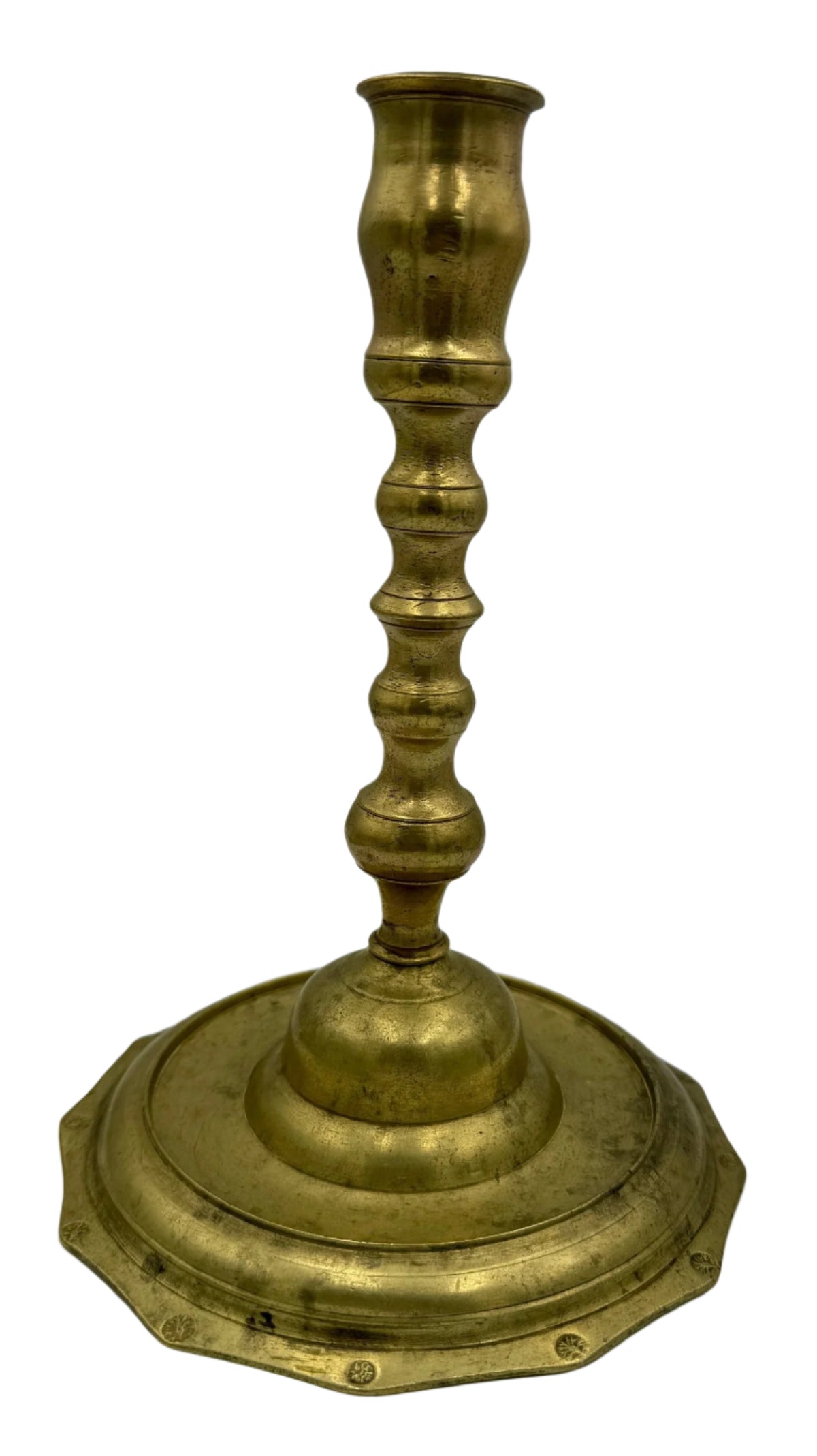 19th Century Ottoman Bronze candlestick