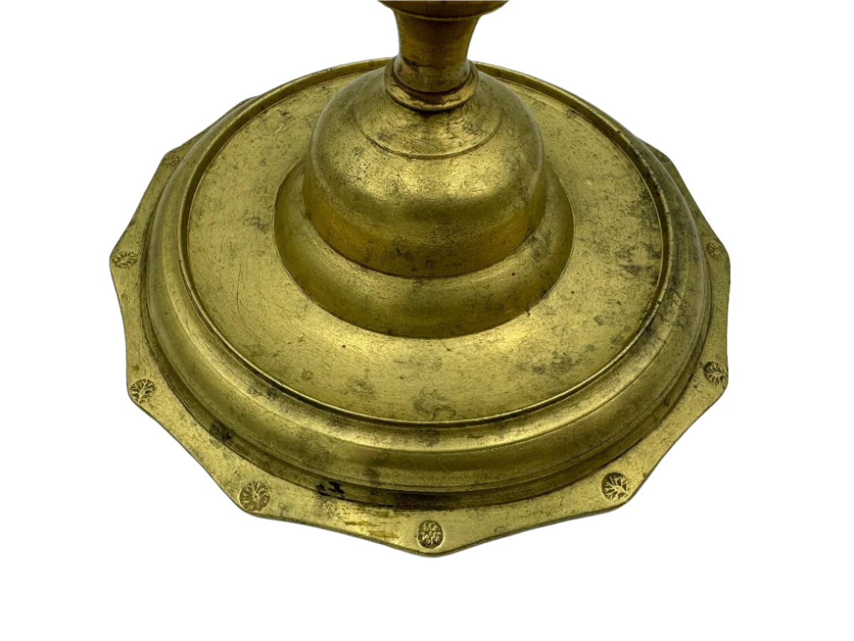 19th Century Ottoman Bronze candlestick