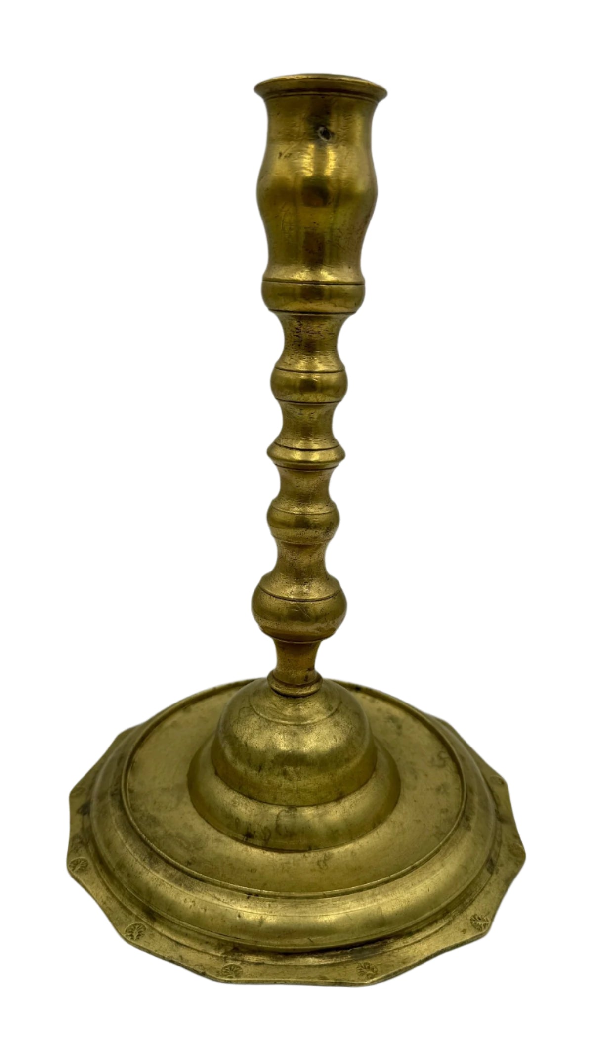 19th Century Ottoman Bronze candlestick