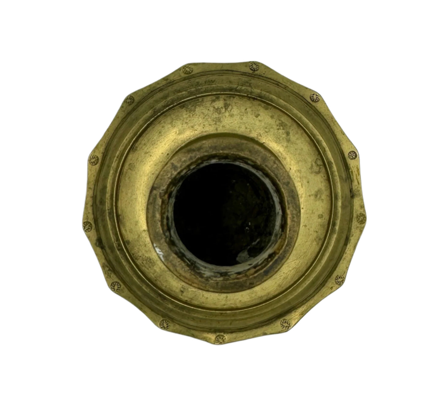 19th Century Ottoman Bronze candlestick
