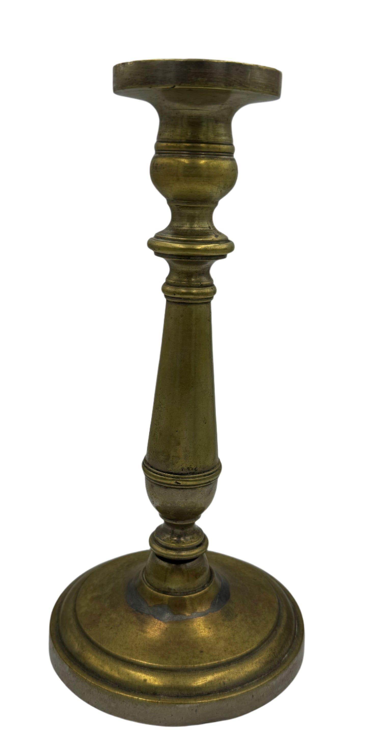 Antique 19th Century Brass Candlestick – English Origin