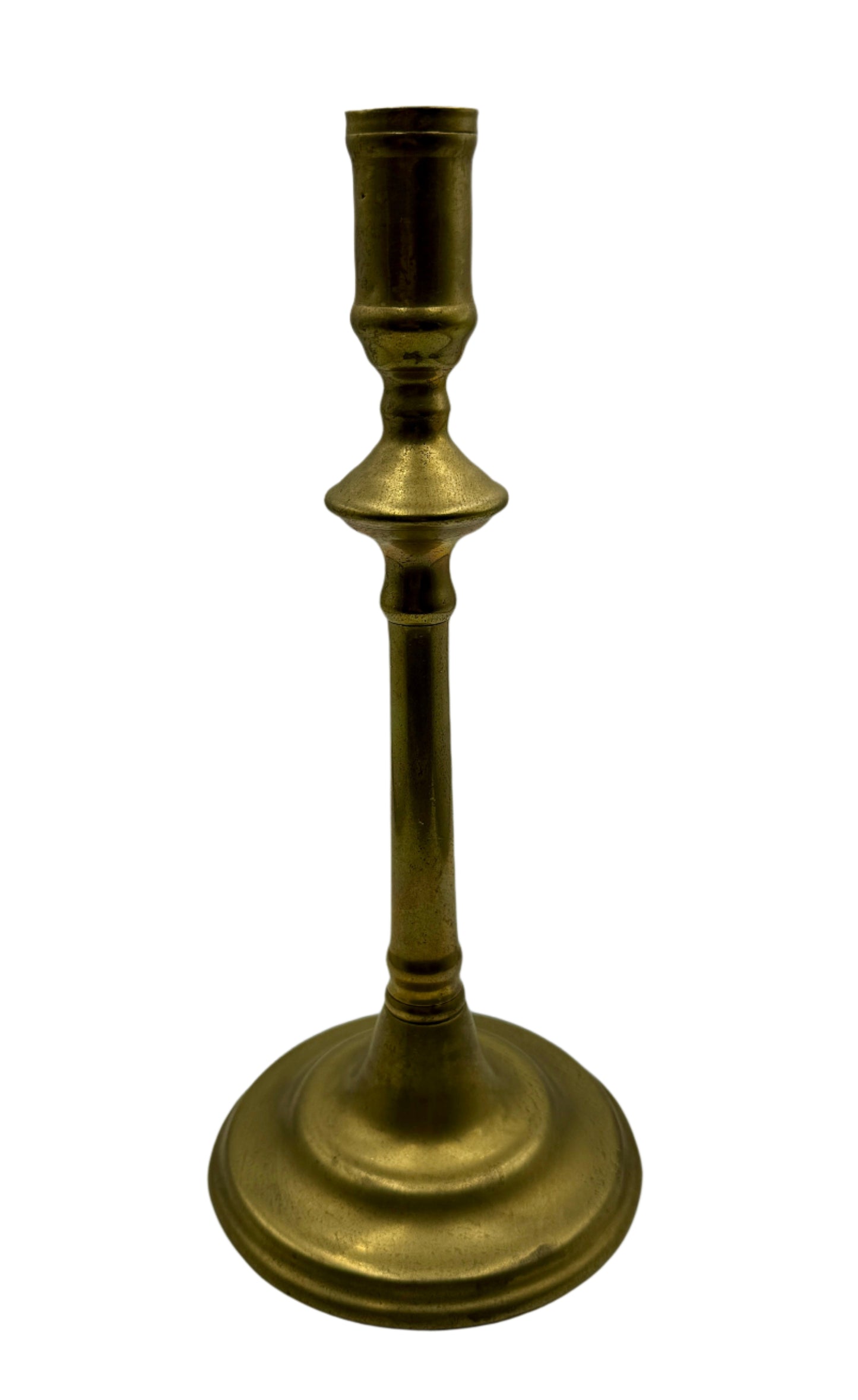 19th Century English Brass Candlestick