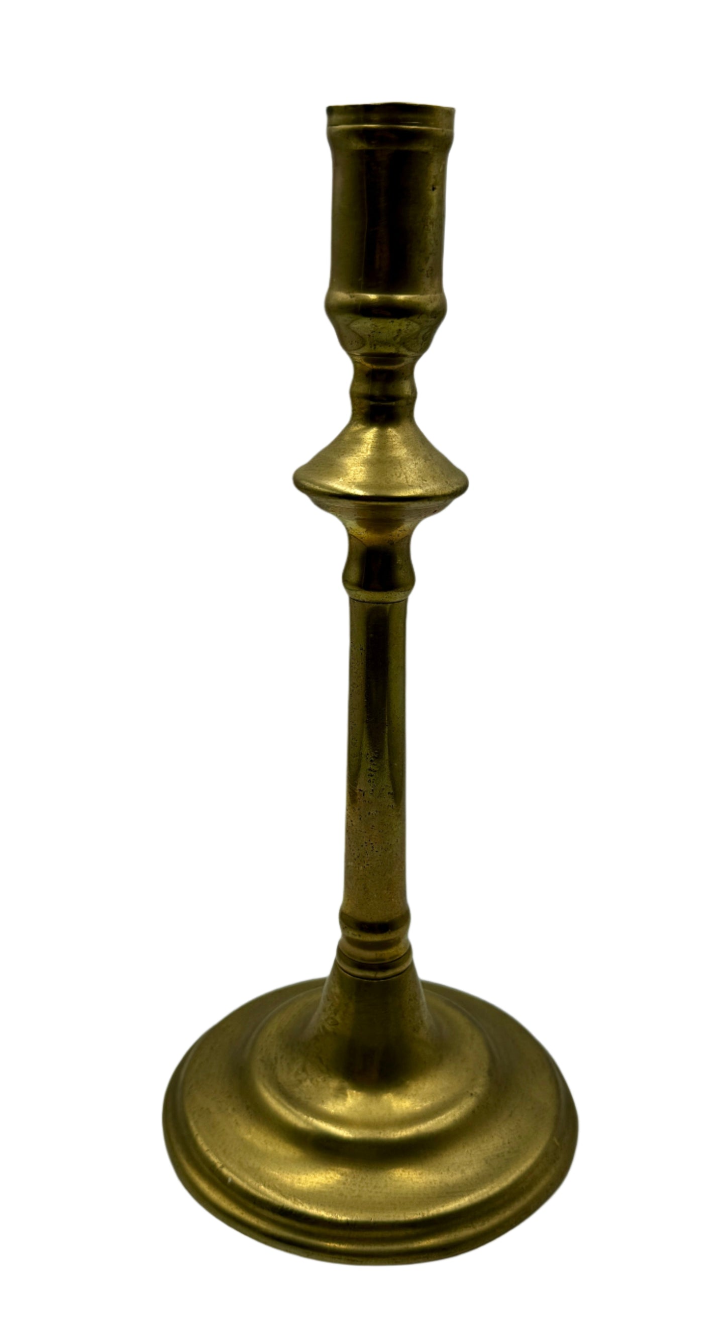 19th Century English Brass Candlestick