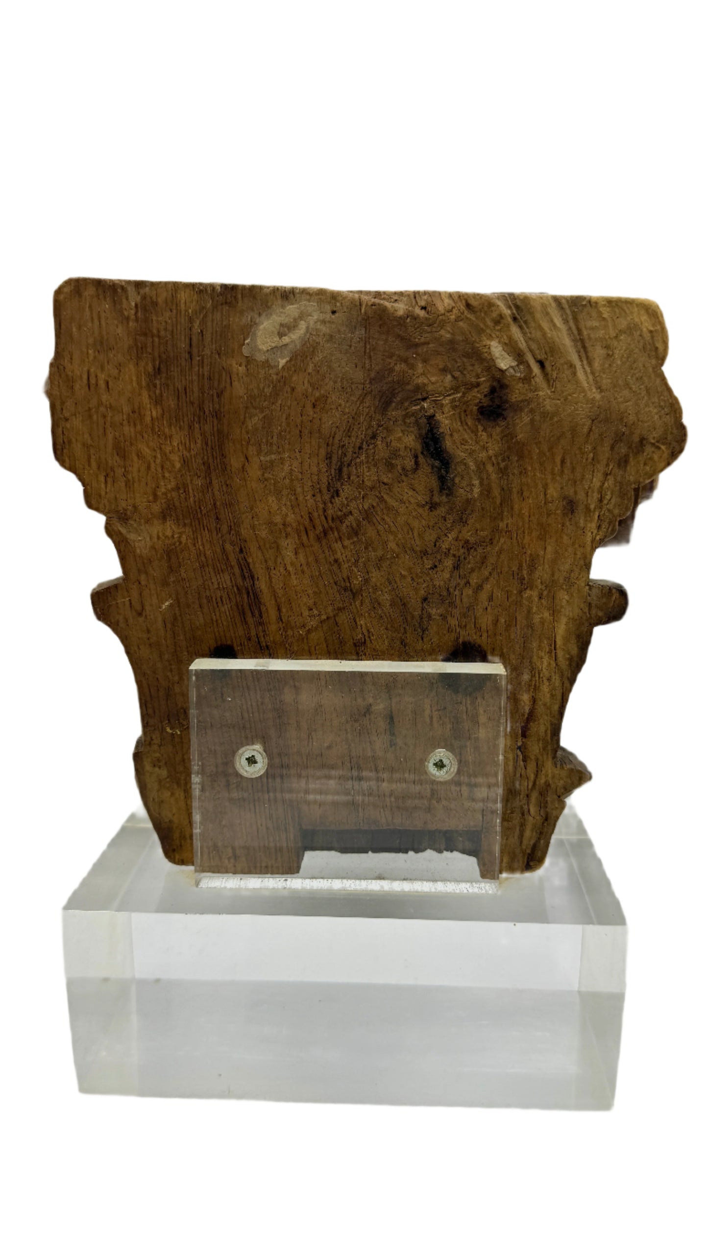 18th-Century European Hand-Carved Wooden Corinthian Capital Fragment – Architectural Salvage