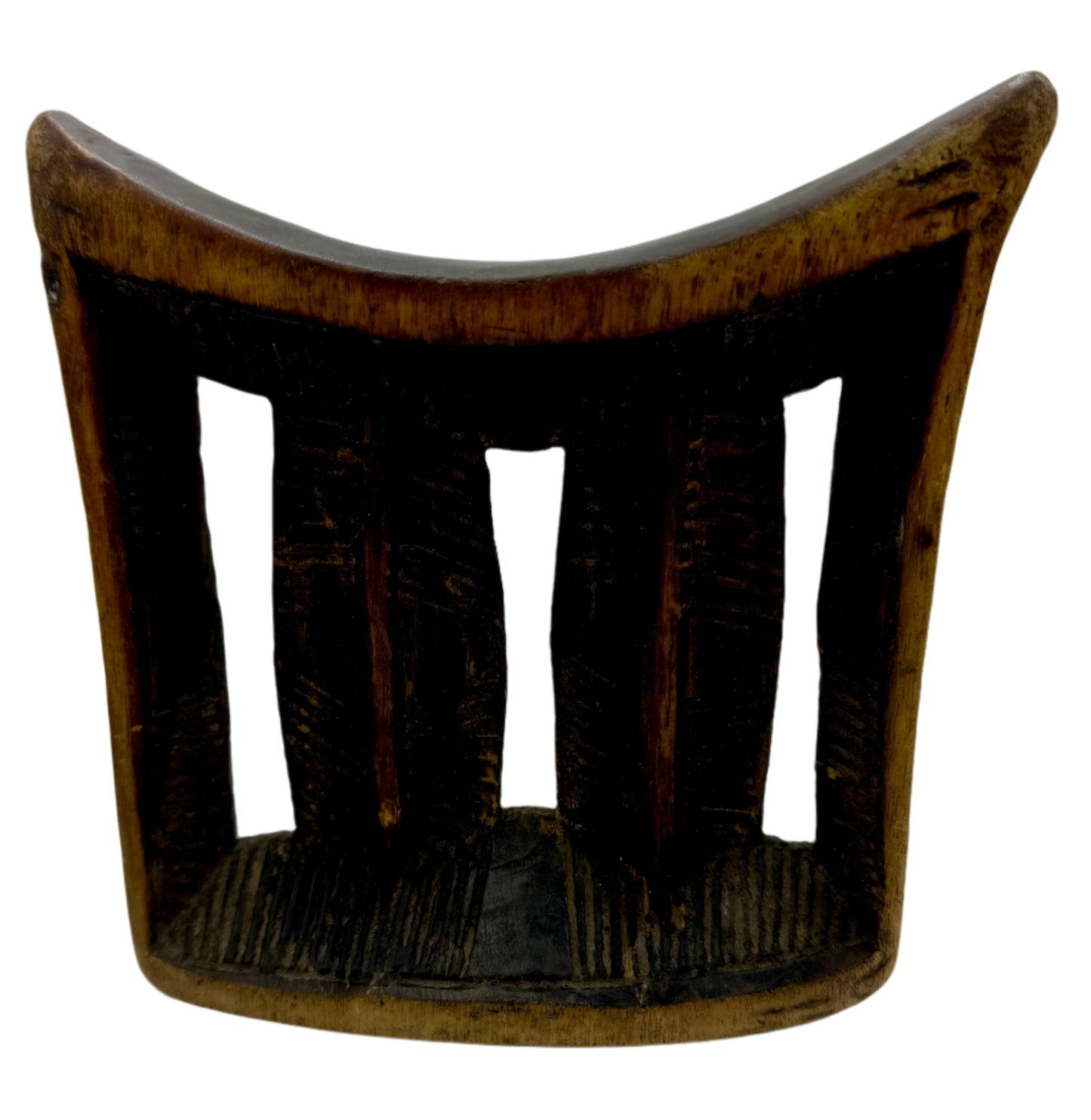 Antique Ethiopian Walaïta Wooden Headrest – A Symbol of Status and Heritage