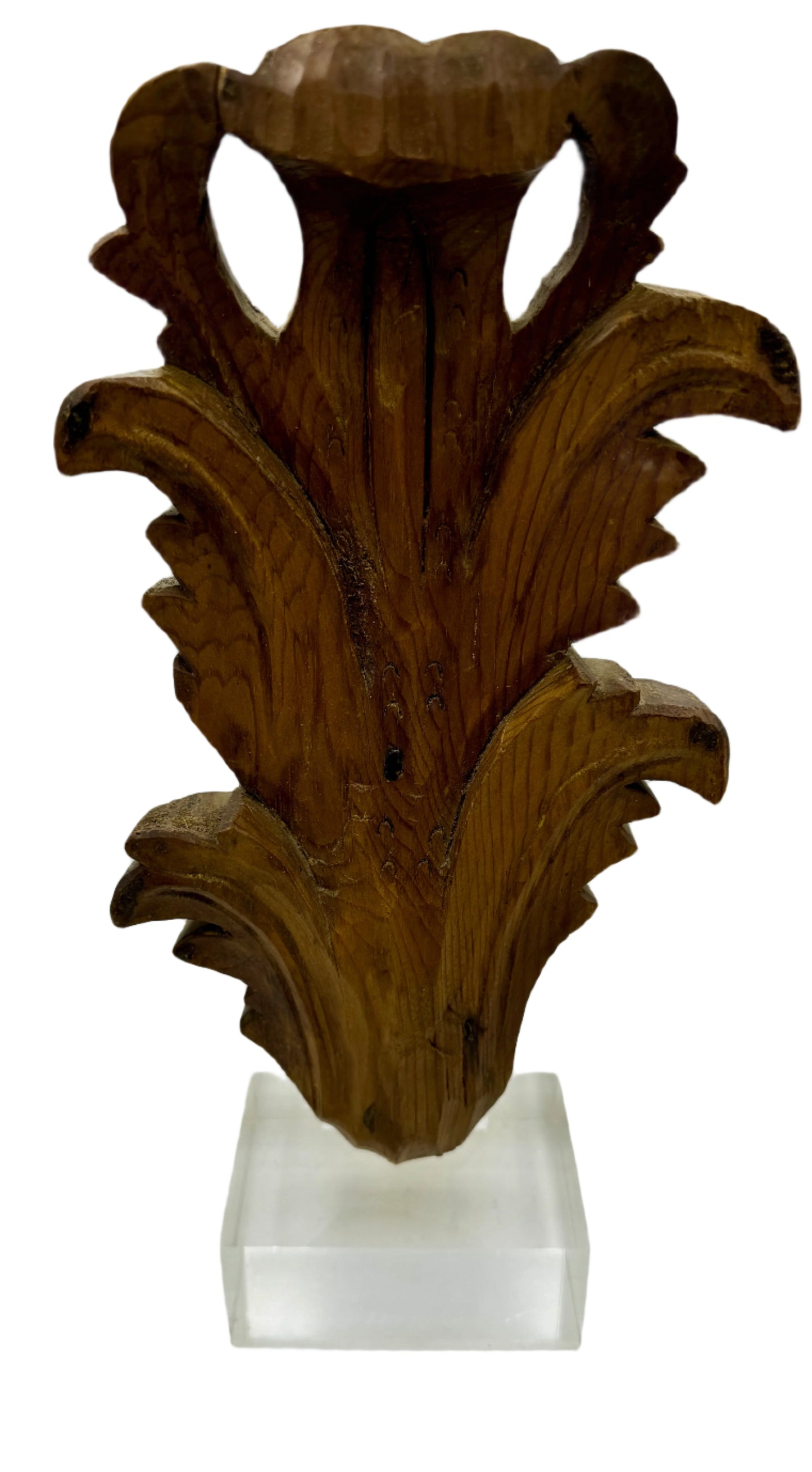 Antique Wooden Hand-Carved Architectural Element – 18th-19th Century