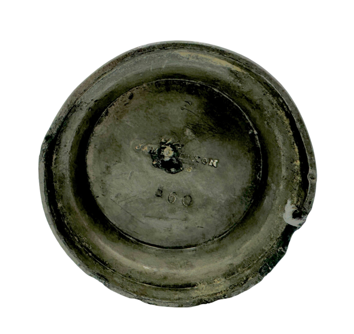 Antique James Dixon & Sons Pewter Salt & Pepper Shaker – Pierced Ornate Design, 19th Century