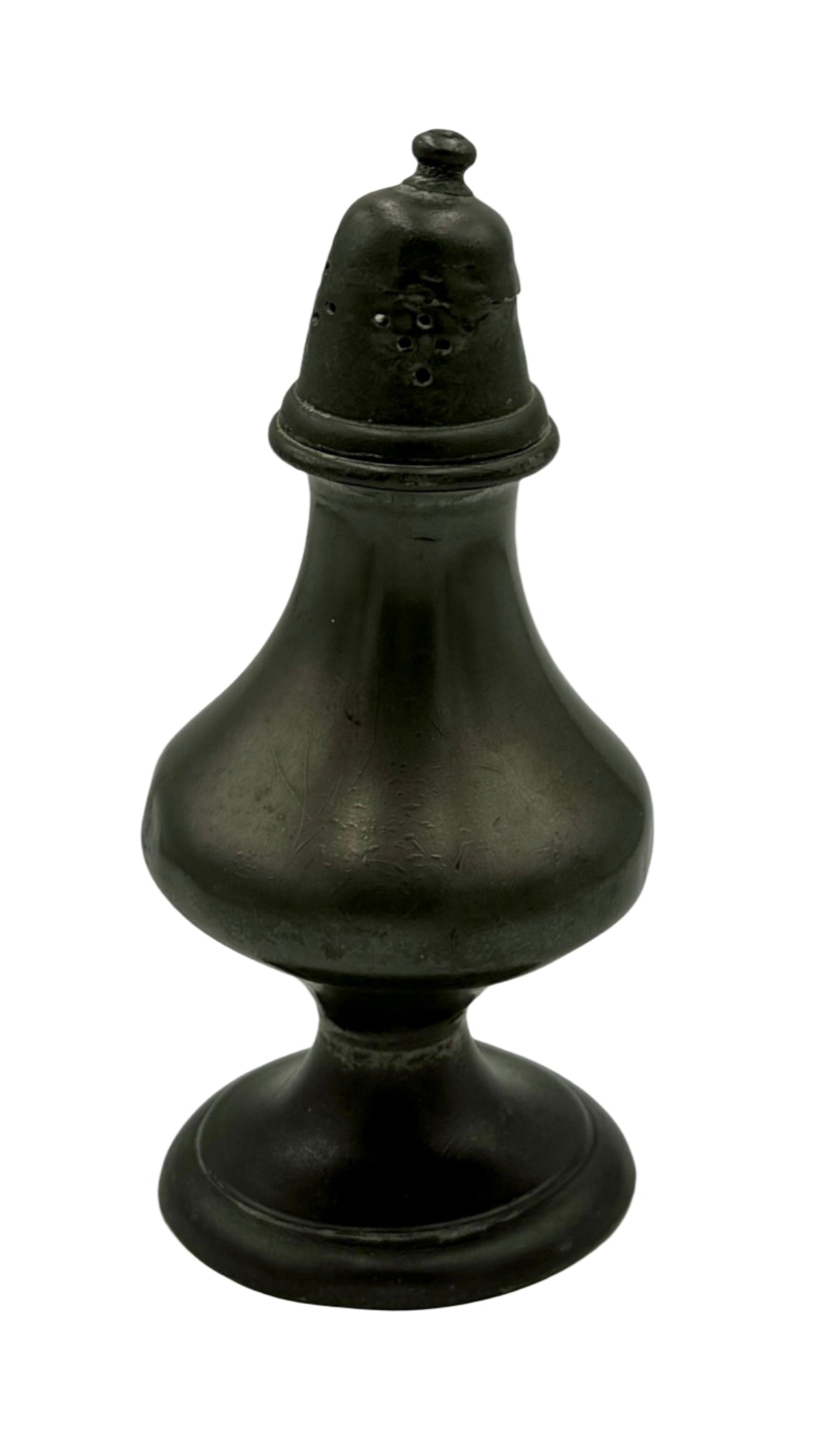Antique 18th-Century Pewter Sugar Caster / Spice Shaker – European Handcrafted Tableware