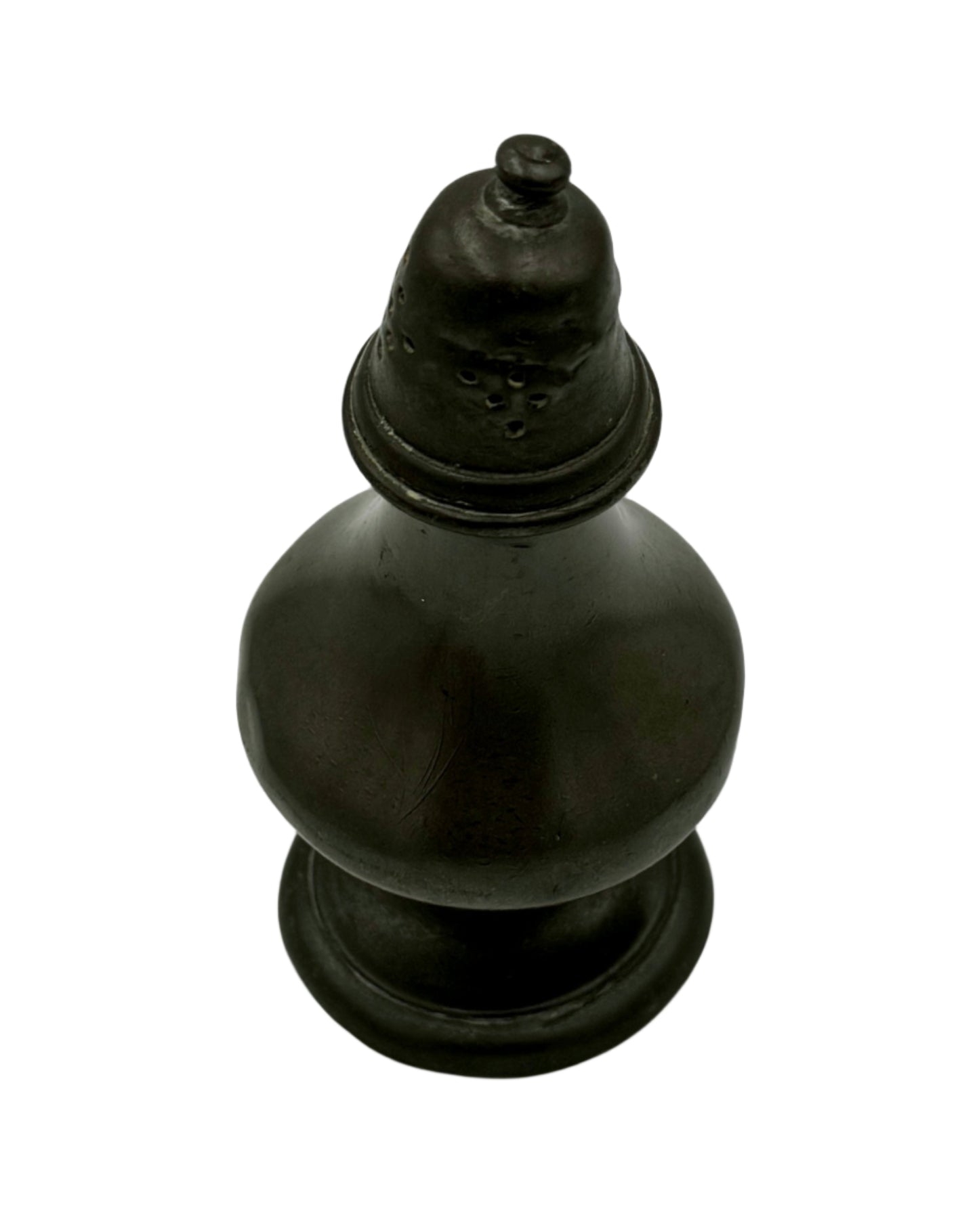 Antique 18th-Century Pewter Sugar Caster / Spice Shaker – European Handcrafted Tableware