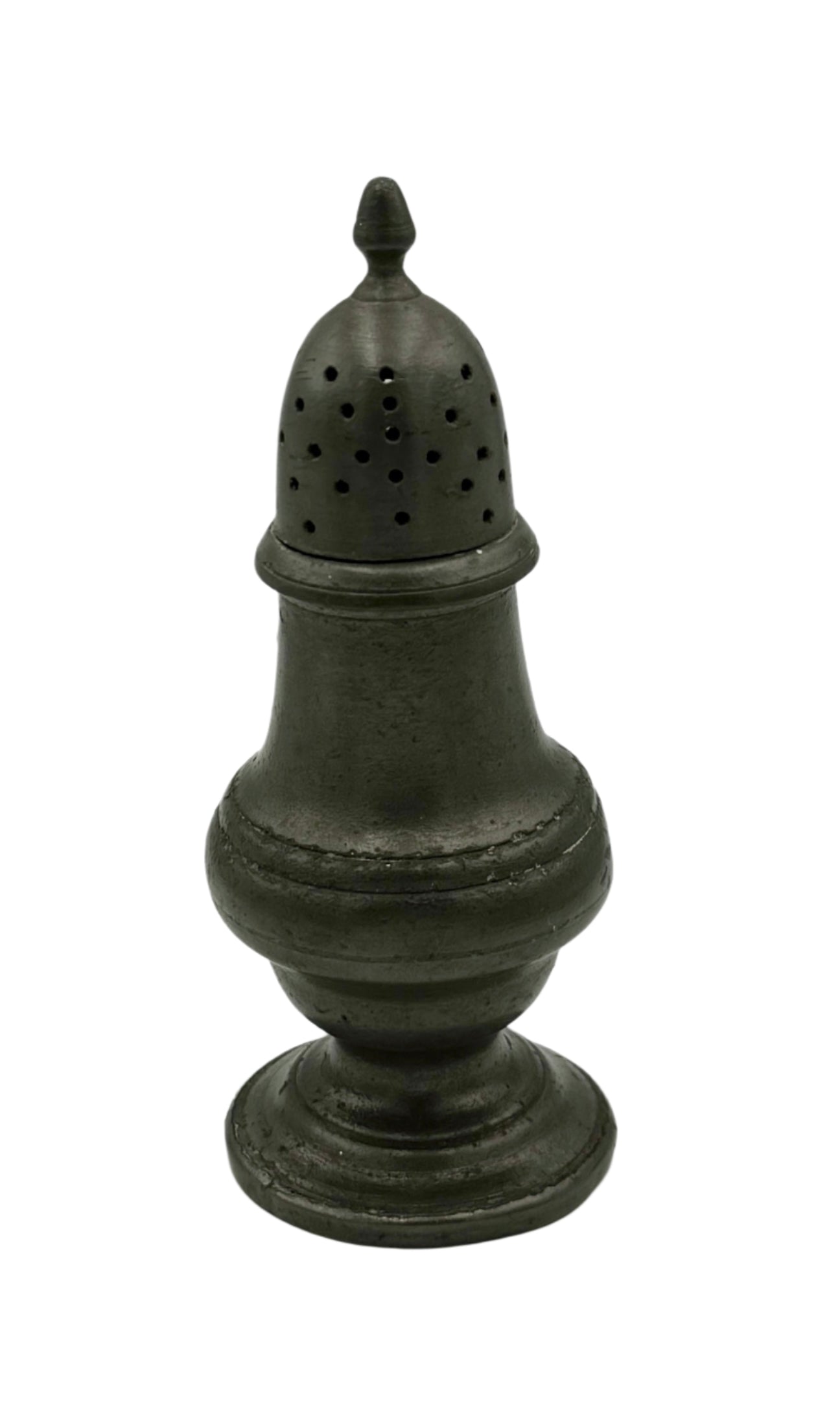 Antique Pewter Salt & Pepper Shaker – 19th Century
