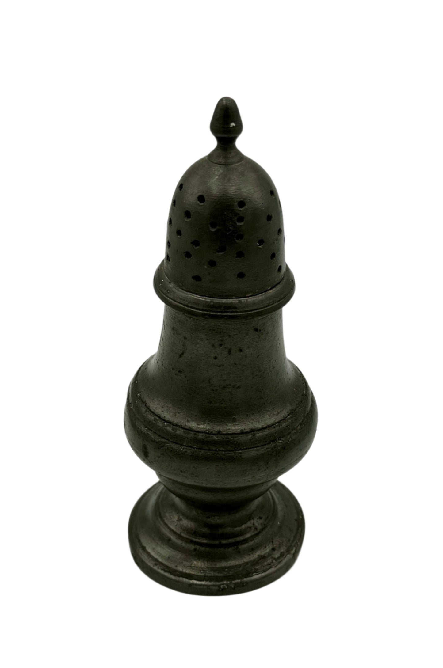 Antique Pewter Salt & Pepper Shaker – 19th Century