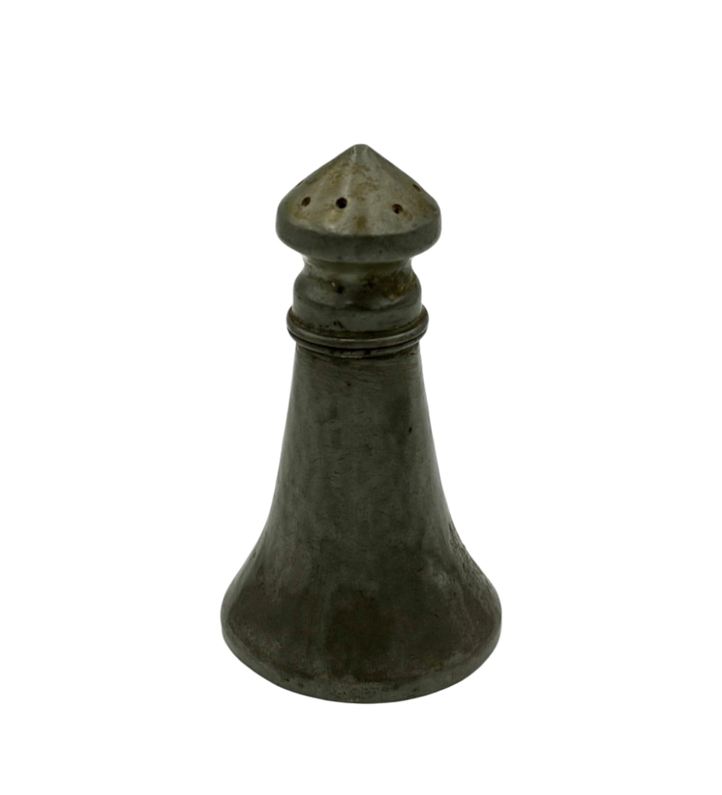 Antique Puritan Pewter Pepper Shaker – Registered D&H – Early 20th Century Collector’s Piece