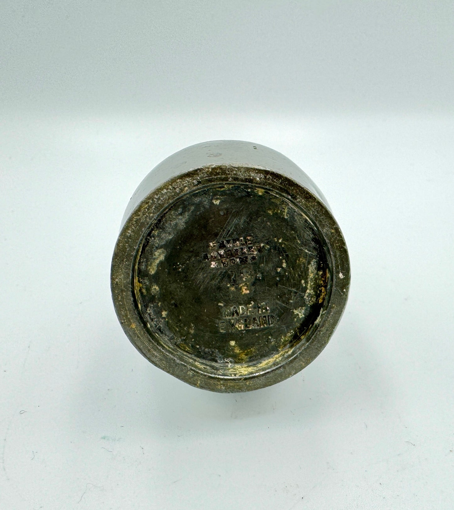 Antique English Pewter Pepper Shaker – Philip Ashberry & Sons (c. 1890-1920)