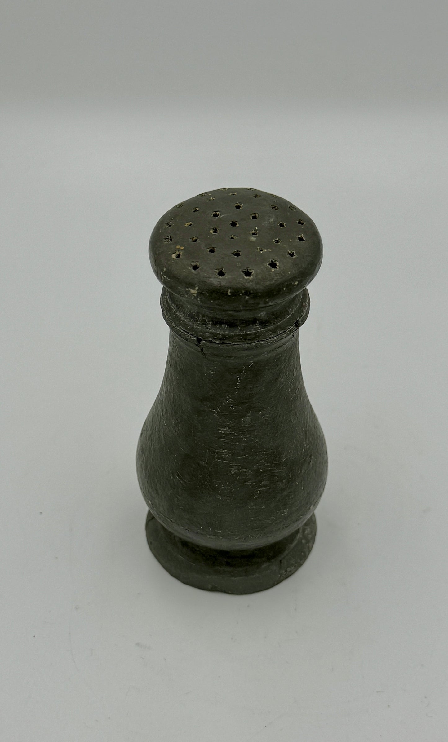 Mid 19th Century, Pewter Baluster Form Pepper Pot, James Dixon & Sons