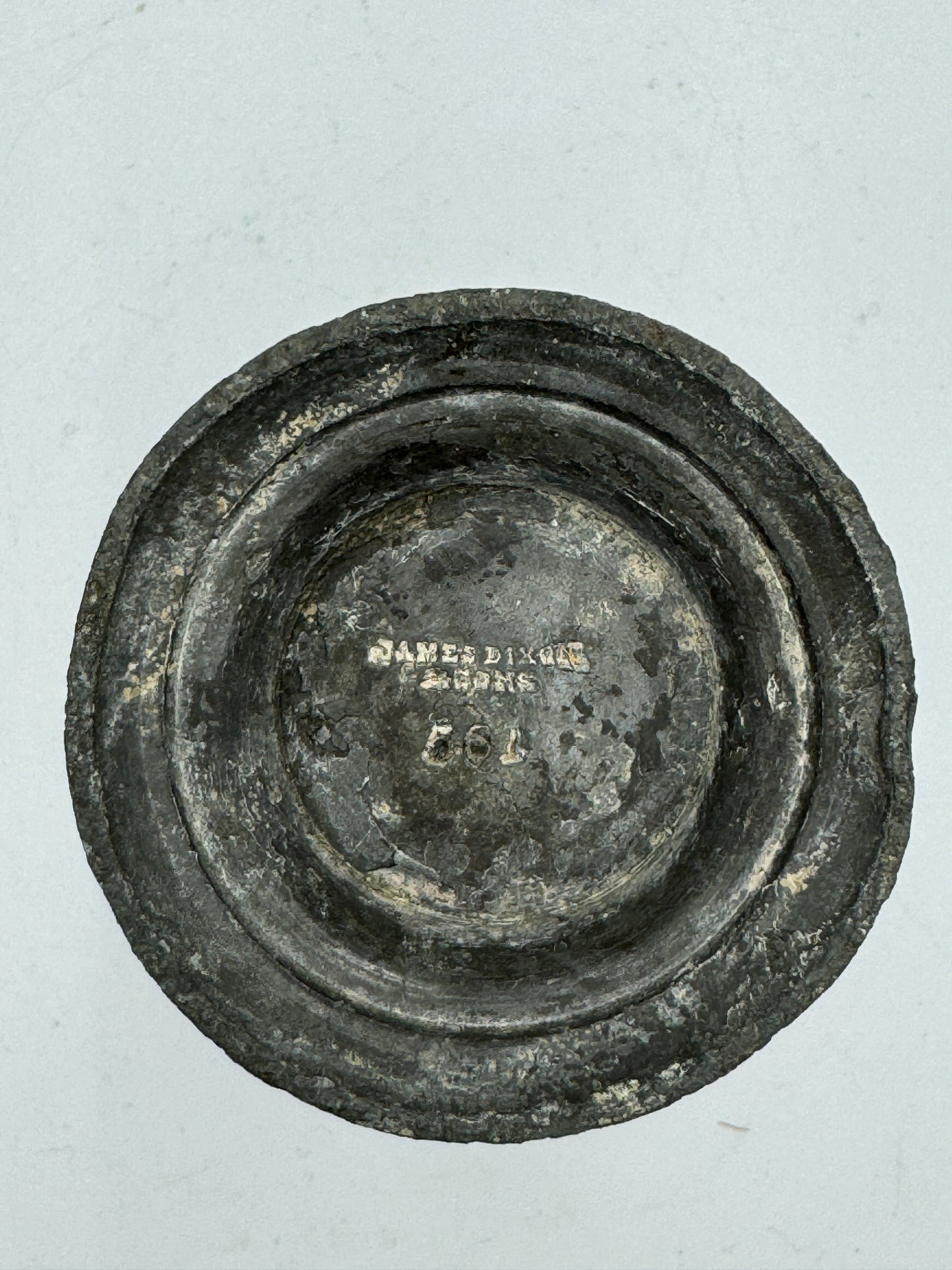Mid 19th Century, Pewter Baluster Form Pepper Pot, James Dixon & Sons