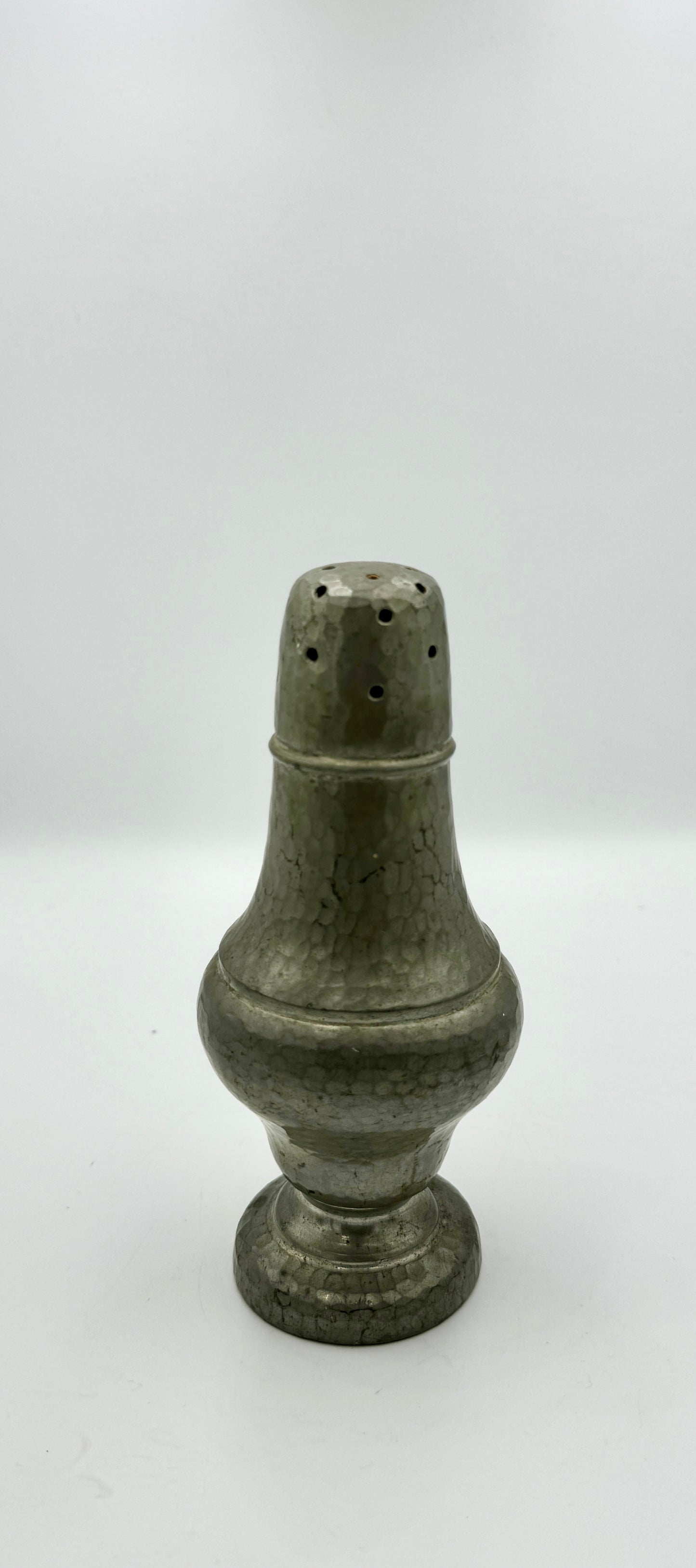 Large Antique English My Lady Pewter Salt & Pepper Pot – Late 19th Century