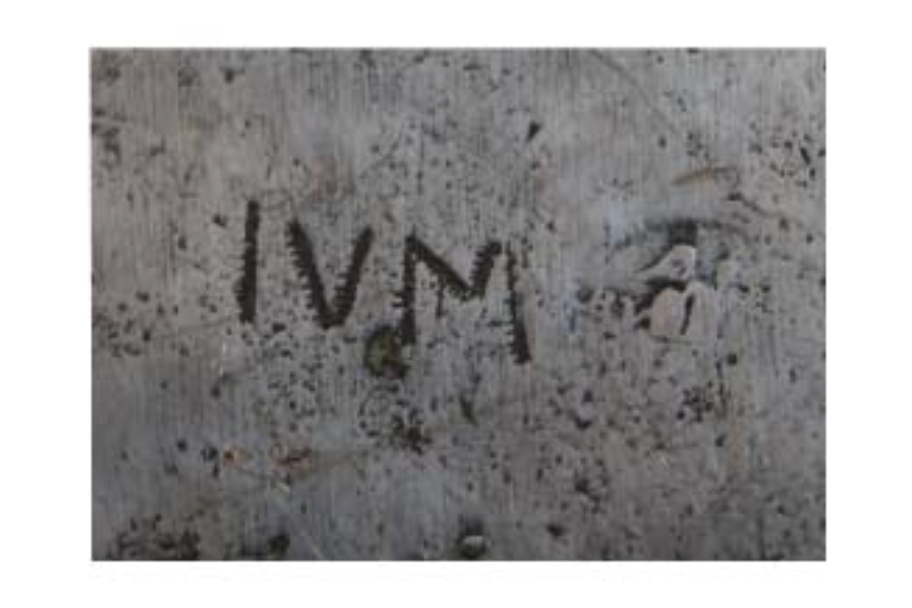 17th Century English Pewter Plate Stamped Mark
