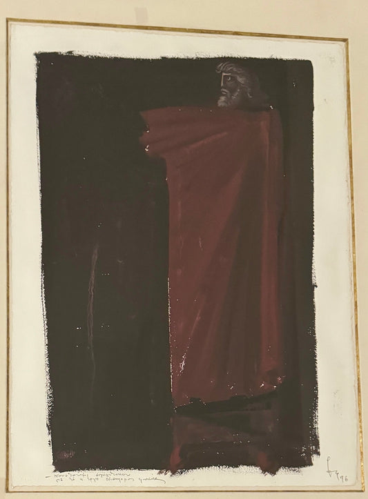 VASSILIS FOTOPOULOS - Painting "Caesar (model for the theatrical work Nikiforos Phokas)",1996