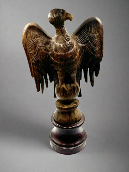 Antique Wooden Hand Carved Eagle, church Religious, 17th-18th century