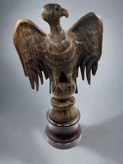 Antique Wooden Hand Carved Eagle, church Religious, 17th-18th century