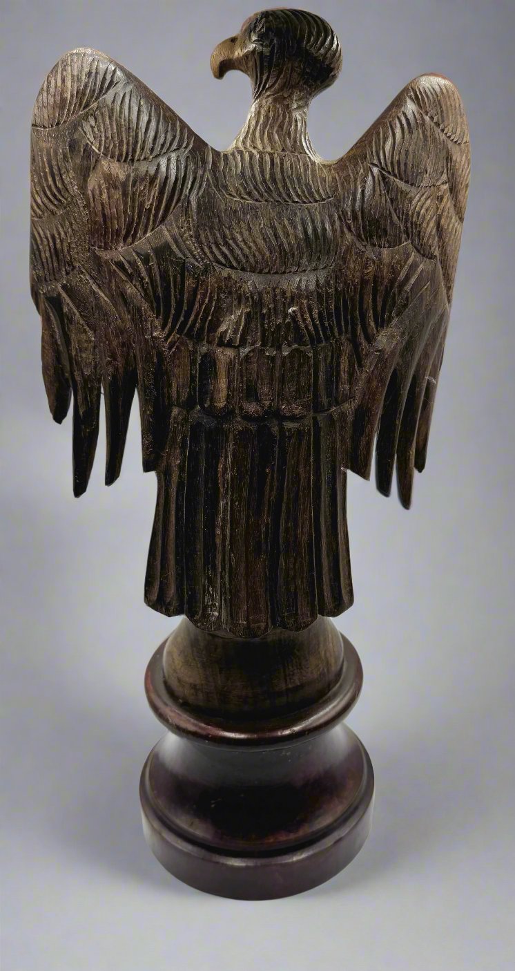 Antique Wooden Hand Carved Eagle, church Religious, 17th-18th century